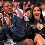 Stefon Diggs and Cardi B in May 2025. Credit : Elsa/Getty