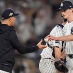 Yankees left-hander Max Fried had thrown 102 pitches when he was pulled following 6 1/3 innings of shutout ball. The Red Sox went on to win 3-1. AP Photo/Frank Franklin II aroldis chapman
