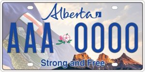 alberta licence plates
