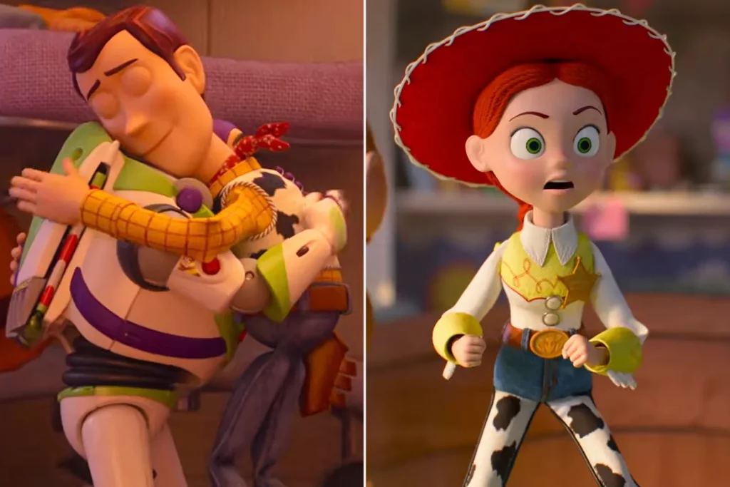 Buzz Lightyear, Woody and Jessie in Toy Story 5 trailer. Credit: Pixar/YouTube