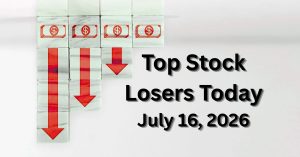 Top Stock Losers Today — July 16, 2026