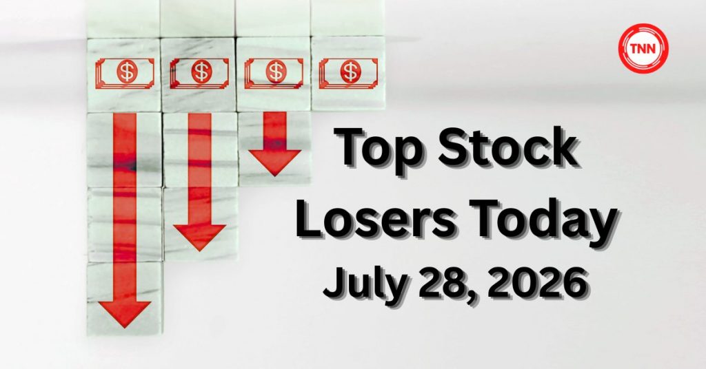 Top Stock Losers Today — July 28, 2026
