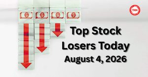 top stock losers today
