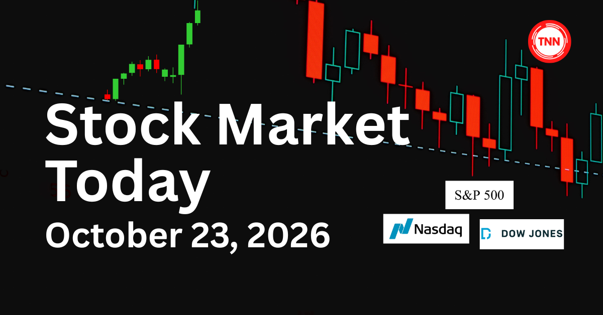 Stock market today october 23, 2026
